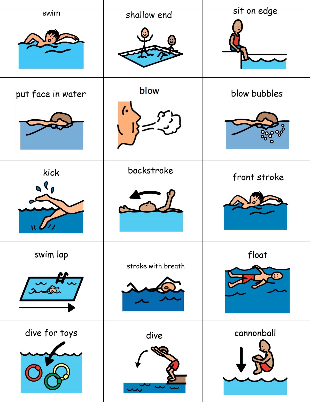 special education swim lessons